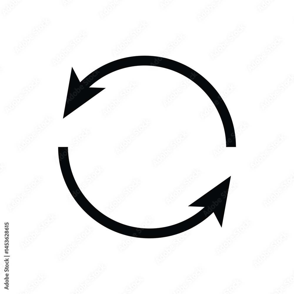 Circular Arrows Icon: Refresh, Reload, Repeat Symbol Circular Arrows Icon: Refresh, Reload, Repeat Symbol