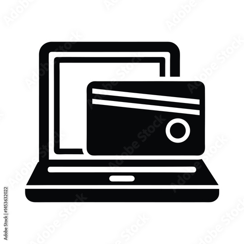 Online Payment Solid Vector Icon