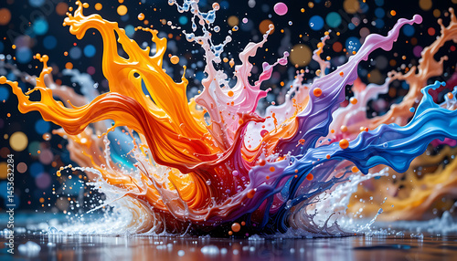 colorful water splash abstract colorful background beautiful view and seen beautiful background and wallpaper hd photo 