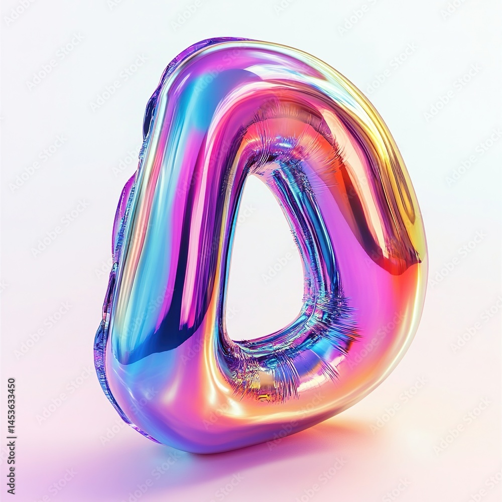 Abstract Iridescent Shape Abstract Iridescent Shape