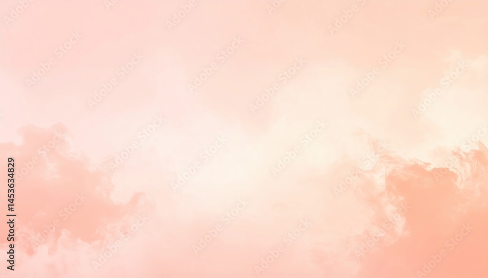 Fototapeta premium Serene sunset clouds nature abstract background tranquil environment aesthetic viewpoint dreamy concept for relaxation