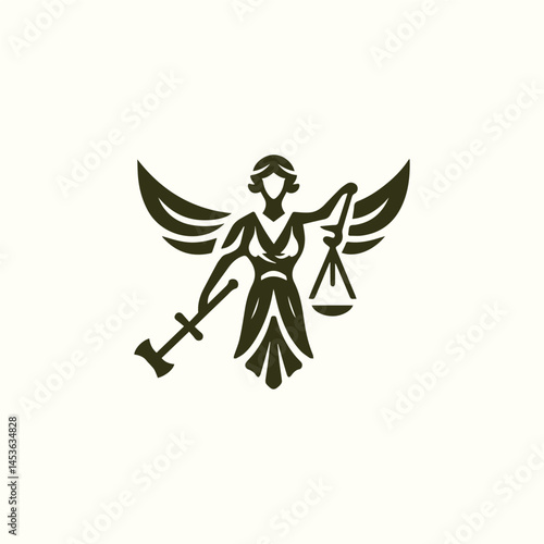 Roman lady logo