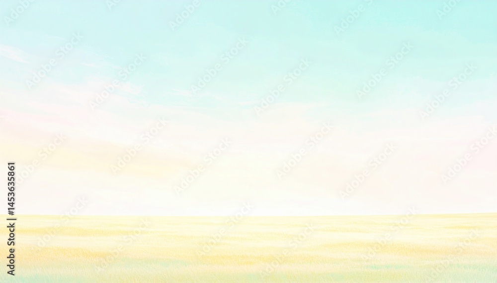 Obraz premium Tranquil seascape sunset beachfront digital artwork calm environment wide view serenity and reflection