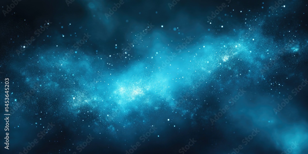 Deep space nebula, vibrant blue hues and cosmic dust. Deep space nebula, vibrant blue hues and cosmic dust.