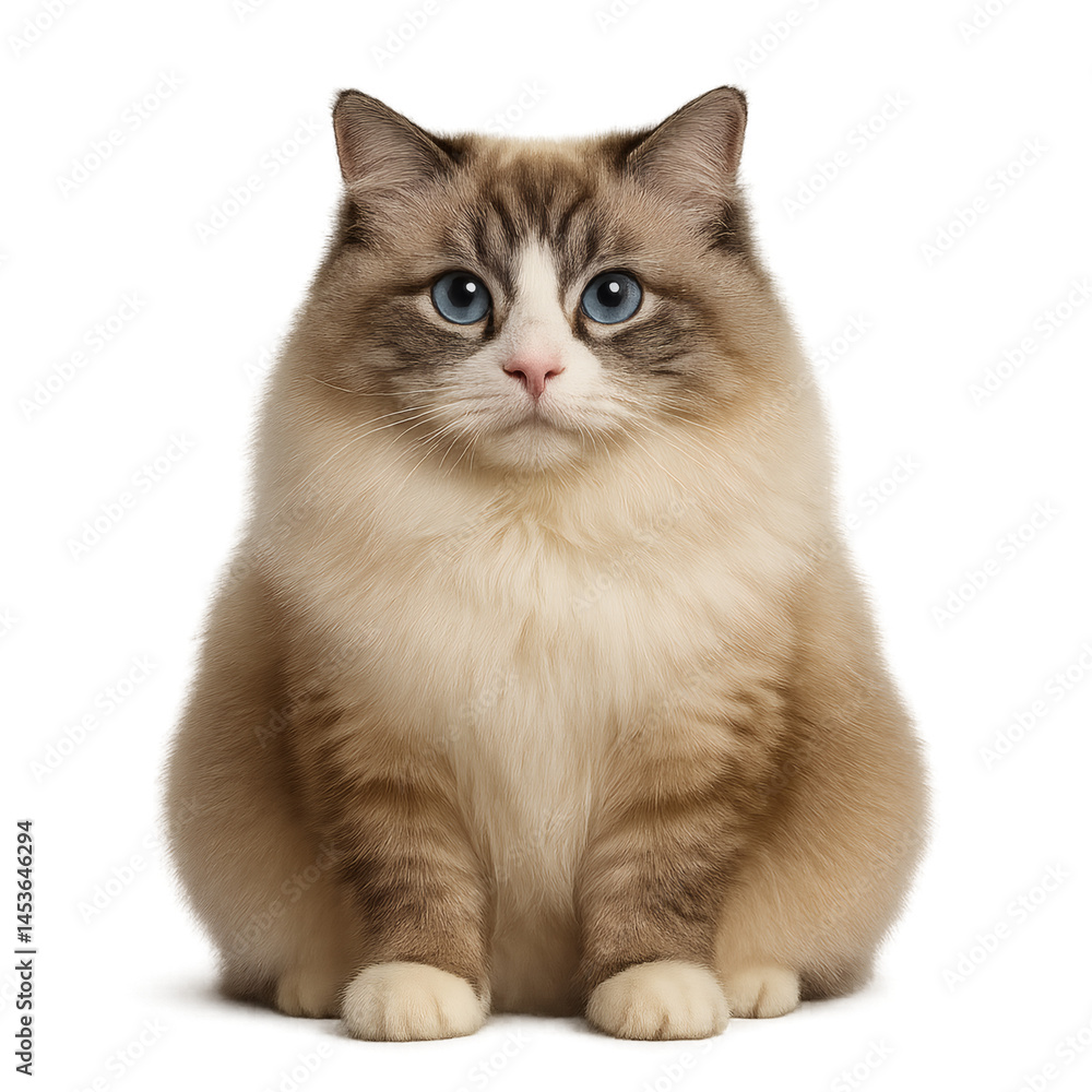 Obraz premium Gentle Ragamuffin Cat