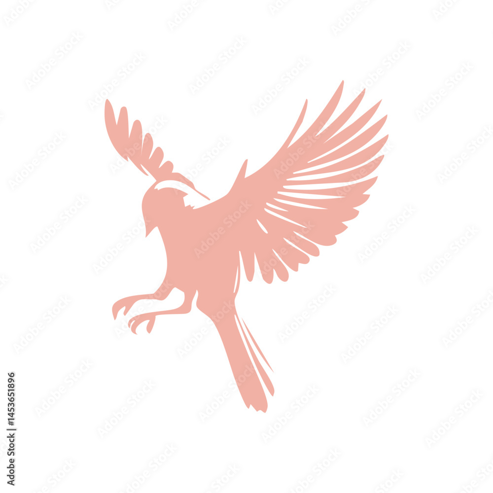 Naklejka premium Bird Silhouette Illustration