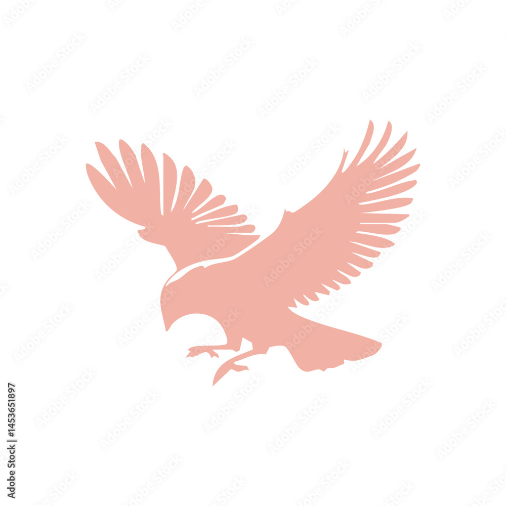 Obraz premium Bird Silhouette Illustration