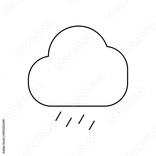 Rain Cloud Weather Icon