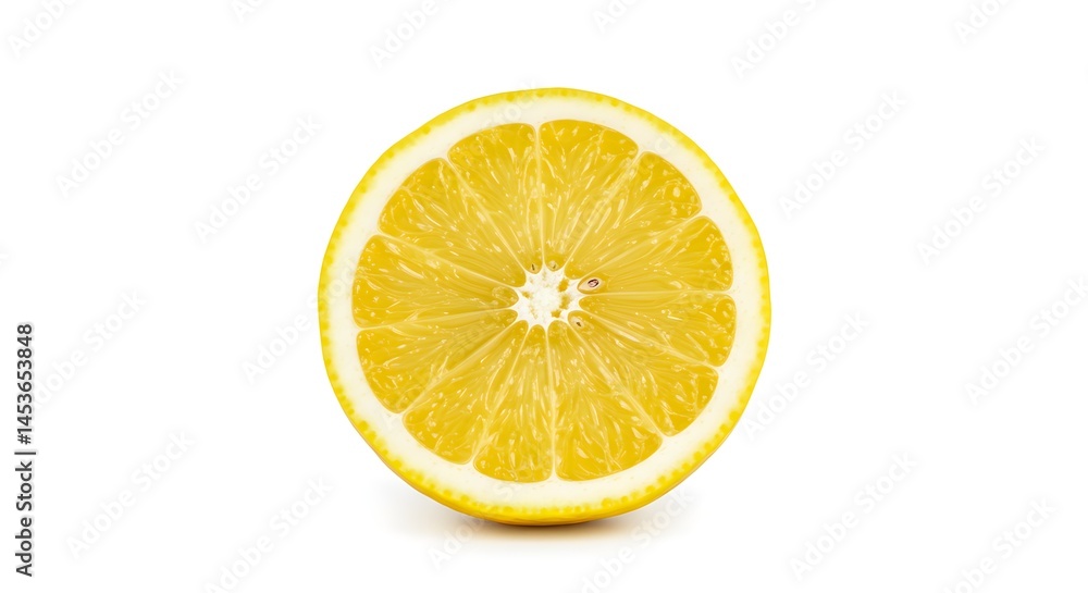 lemon slice isolated on white background lemon slice isolated on white background
