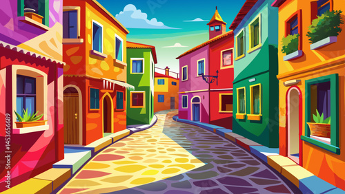 Winding lanes of painted grace,
Each corner holds a warm embrace.
In Burano’s light, the world feels right,
A kaleidoscope of pure delight.