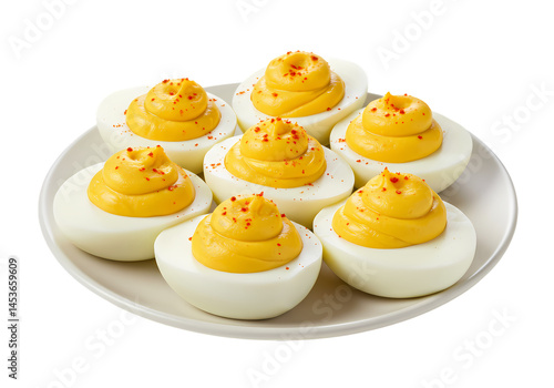 Delicious Deviled Eggs Recipe A Classic Appetizer on transparent background