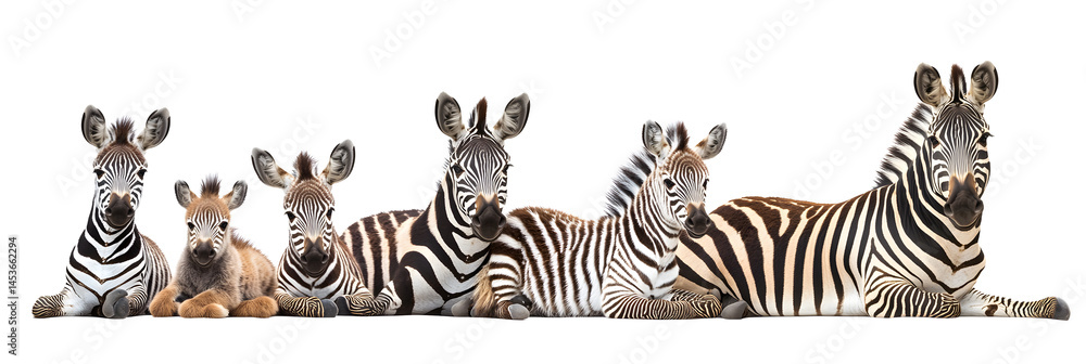 Zebra in cartoon, doodle style. Isolated 2d vector illustration in logo, icon style