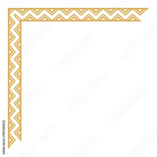 Corner element with vintage ornamental design.
