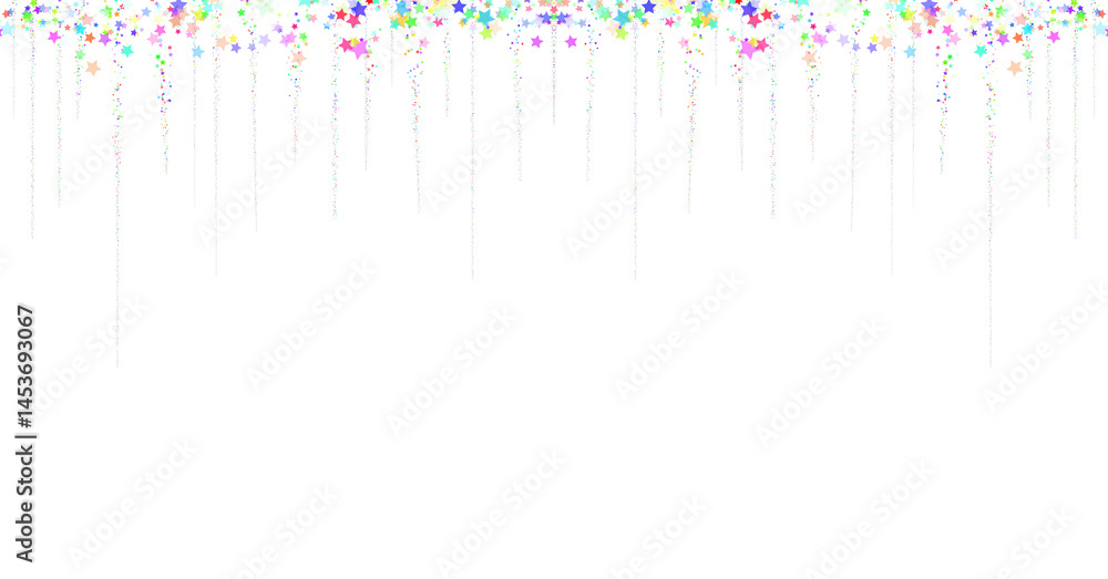 Colorful Stars Confetti Png Shape Transparent Background