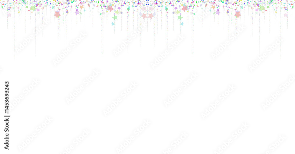 Colorful Stars Confetti Png Shape Transparent Background