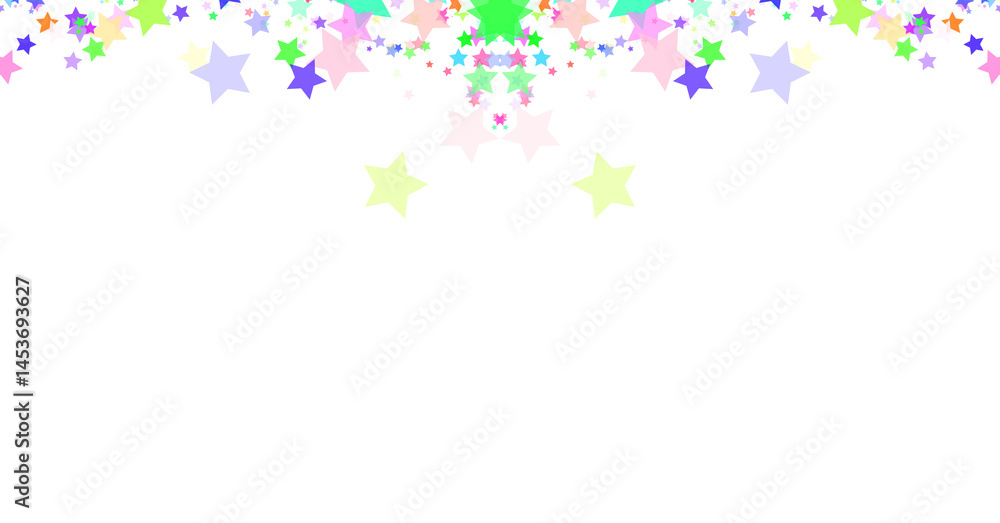 Colorful Stars Confetti Png Shape Transparent Background