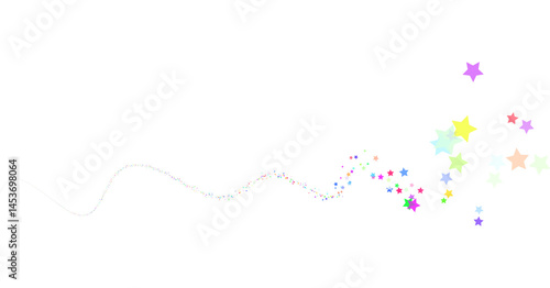Obraz na płótnie Colorful Stars Confetti Png Shape Transparent Background w salonie