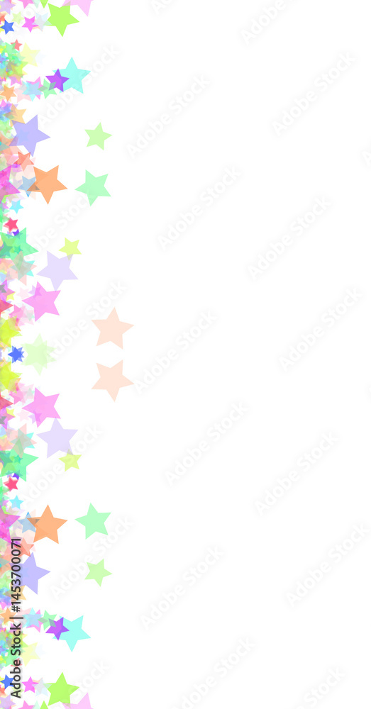 Colorful Stars Confetti Png Shape Transparent Background