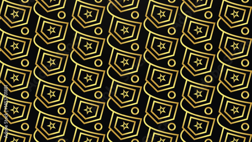 Gold Pattern vector seamless and swatches oriental black background golden luxury modern simple wallpaper geometric diagonal set of design elements ornamental vector patterns gold element EPS 10