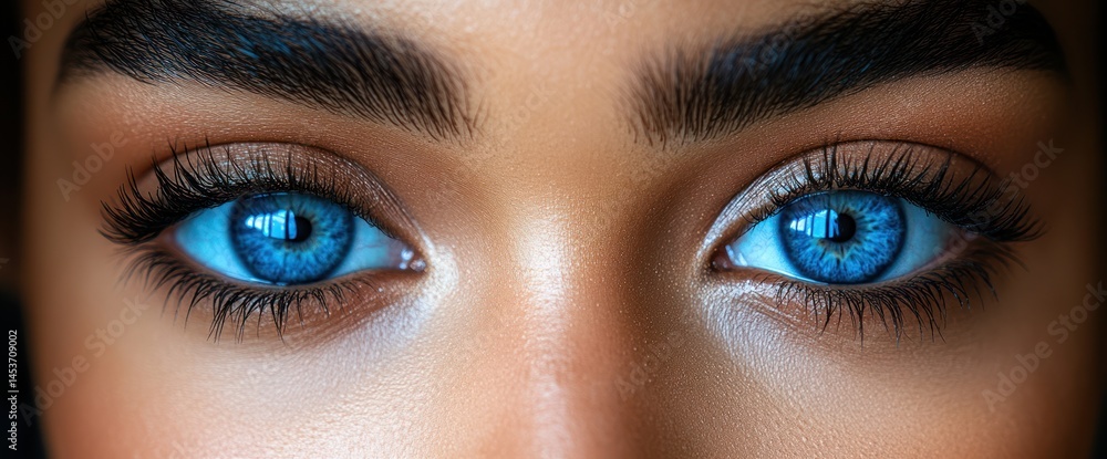 Close-up of captivating blue eyes Close-up of captivating blue eyes