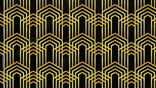 Gold Pattern vector seamless and swatches oriental black background golden luxury modern simple wallpaper geometric diagonal set of design elements ornamental vector patterns gold element EPS 10