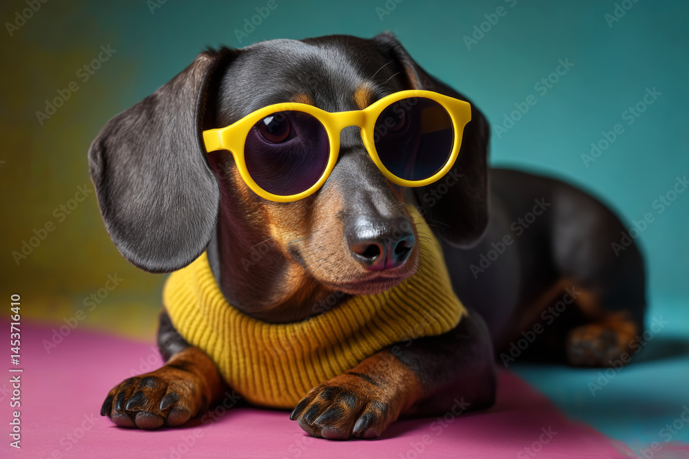 Fototapeta premium Portrait of a purebred dog