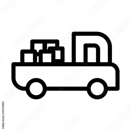 delivery line icon