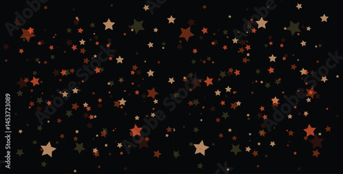 colorful prinkle of star backgound