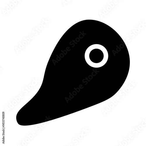 meat glyph icon