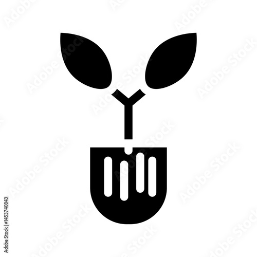 seedlings glyph icon