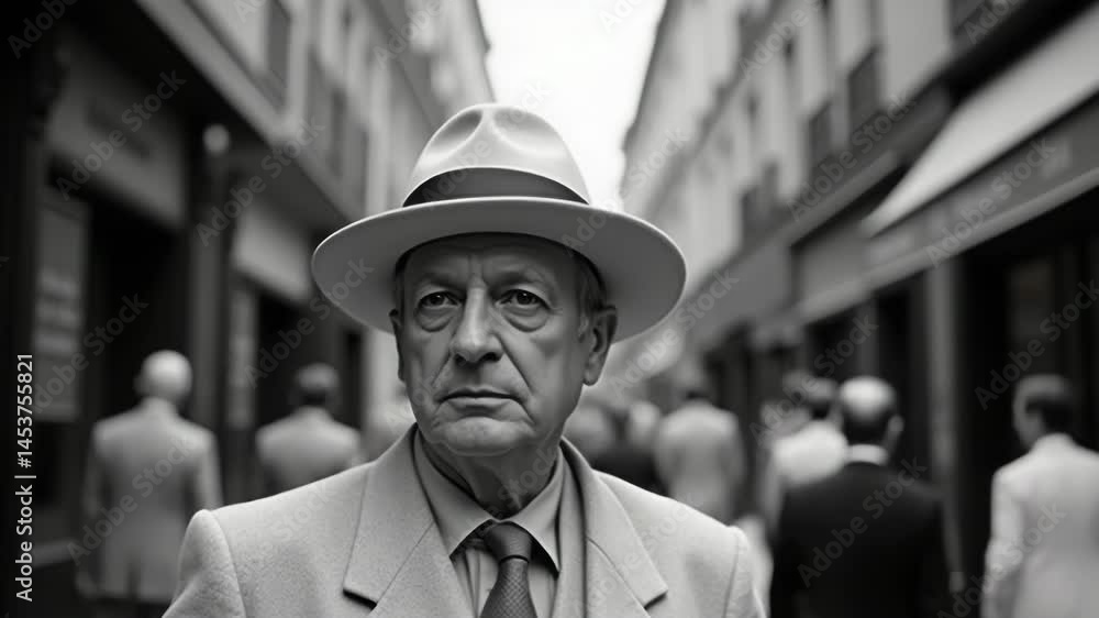 Elderly Man in Hat Elderly Man in Hat