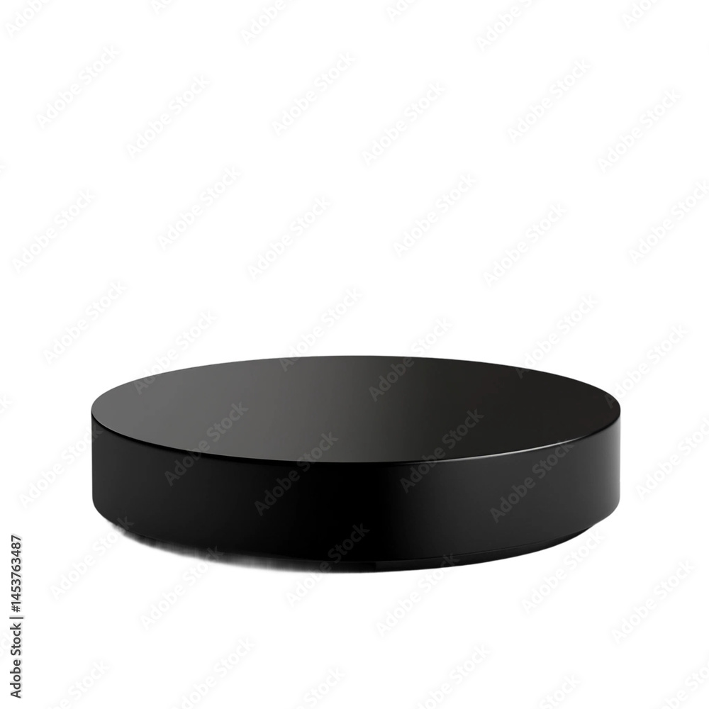 A sleek black podium with a matte finish, isolated on white background, representing sophistication and elegance, perfect for product launches A sleek black podium with a matte finish, isolated on white background, representing sophistication and elegance, perfect for product launches