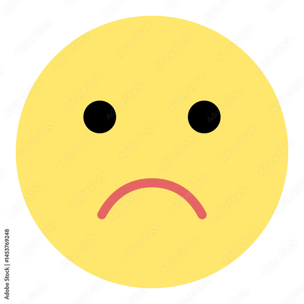 Fototapeta premium Frowning Face