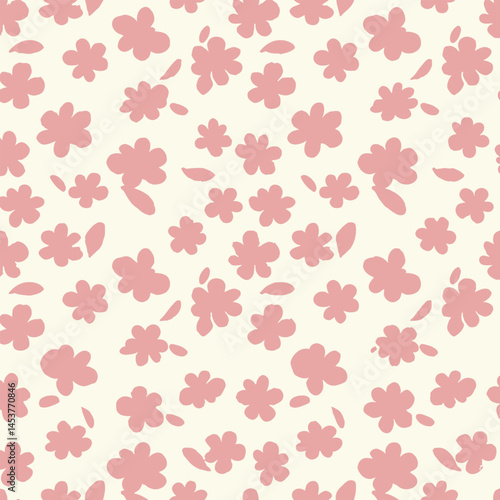 Wallpaper Mural Daisy flower seamless pattern on blue background. Ditsy floral print with tiny chamomile great for fashion fabric, home decor textile and wallpaper. Vector Torontodigital.ca