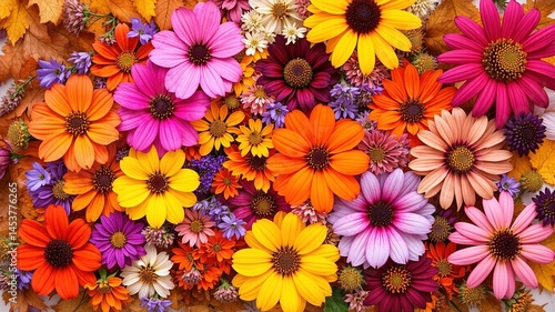 Autumn Phlox and Rudbeckia Arrangement - Festive Floral Design