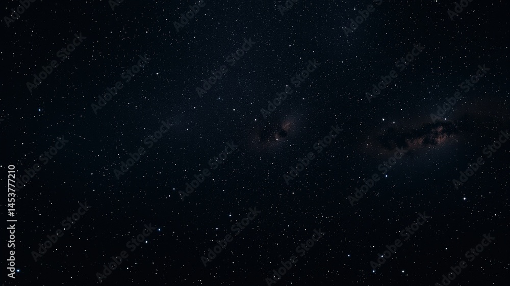 Cosmic Night Sky - Starry Interstellar Background