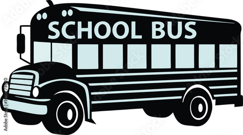School bus vector illustration free download
