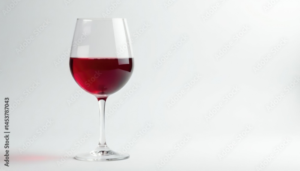 Single glass of ruby red wine on pure white backdrop , vino, merlot Single glass of ruby red wine on pure white backdrop , vino, merlot