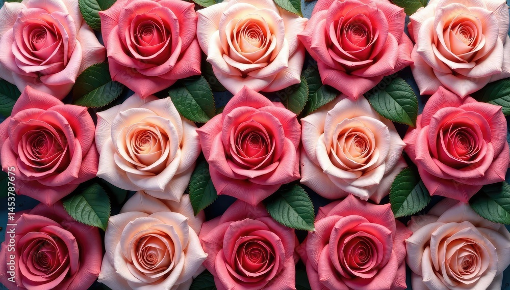 Subtle rose pattern arranged in square tessellation , minimal, delicate, soft Subtle rose pattern arranged in square tessellation , minimal, delicate, soft