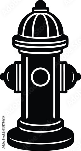 fire hydrant on white background  .eps