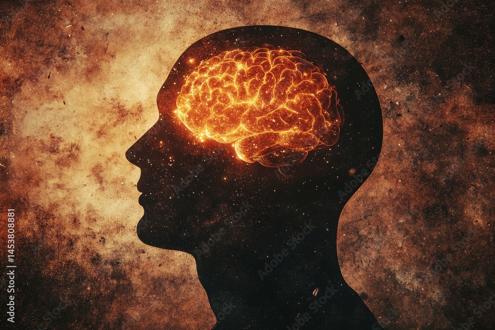 Reflection on fire within mind