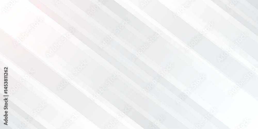 Obraz premium White abstract background with line pattern, banner design. Vector Eps10