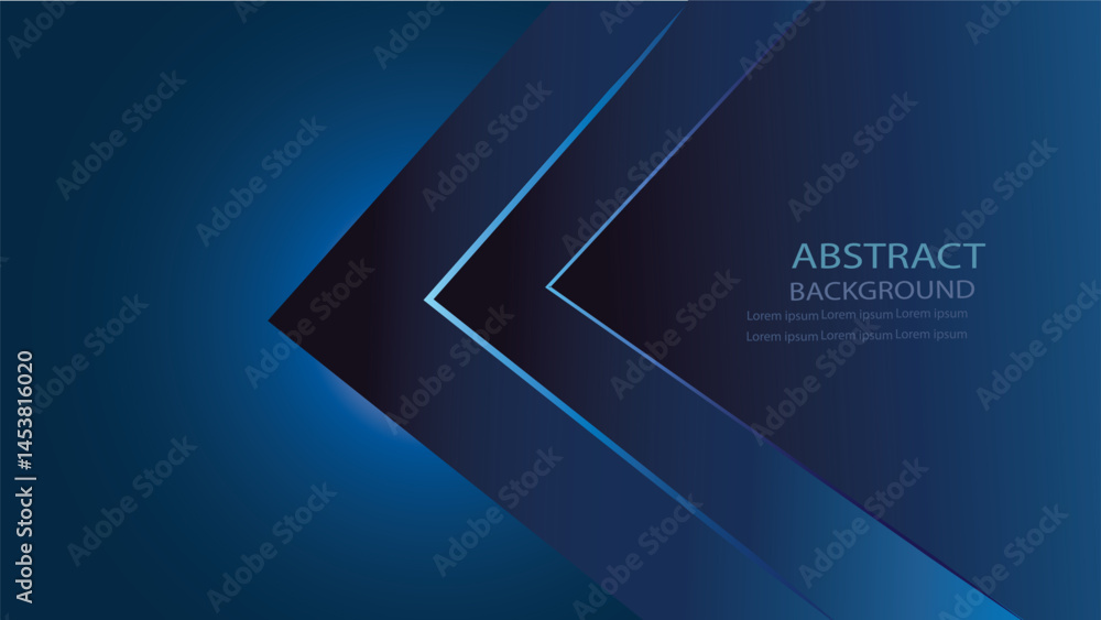 Blue angle arrow overlap vector background on space for text and message artwork design. vector Blue angle arrow overlap vector background on space for text and message artwork design. vector