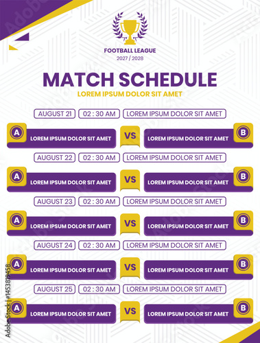 match schedule
