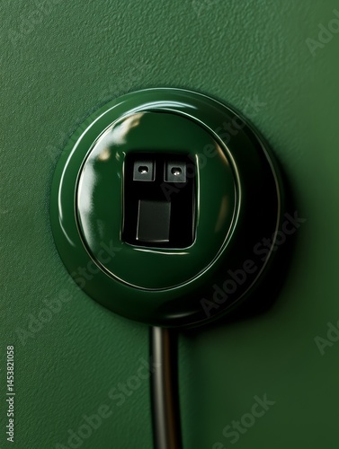 Obraz na płótnie The outlet is green. w salonie