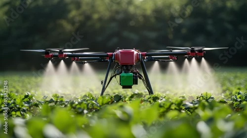 Irrigation Drones Mapping Water Distribution Over Farmlands