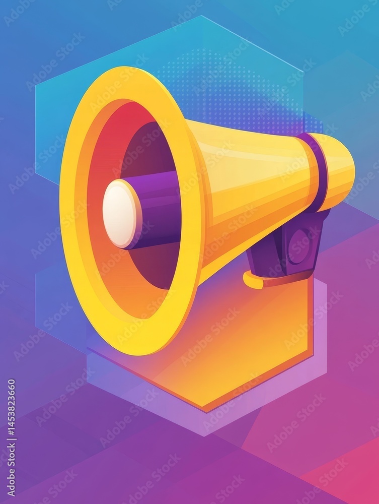 Digital illustration of a microphone with a stand.