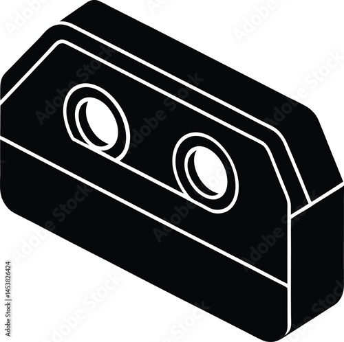 tape dispenser on white background 