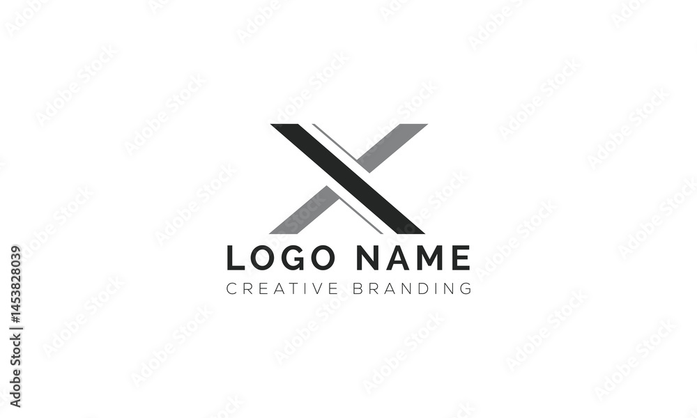 Minimalist X Logo for Branding and Identity. Minimalist X Logo for Branding and Identity.