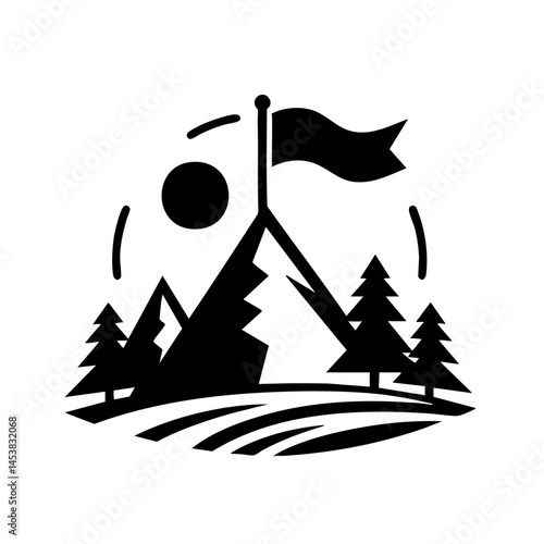 Reaching the Summit: A Majestic Mountain Landscape